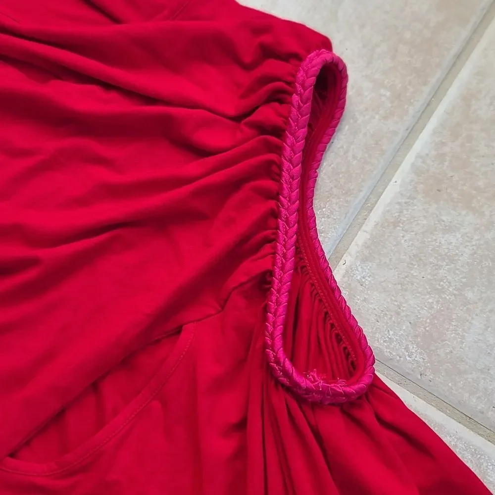 Pitusa One Shoulder Cut Out Side Slit Dress Standard - Picture 6 of 11